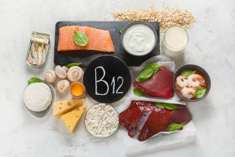 platter of foods that are rich in b12