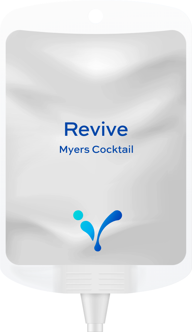 revive myers cocktail iv hydration pouch ivmenow