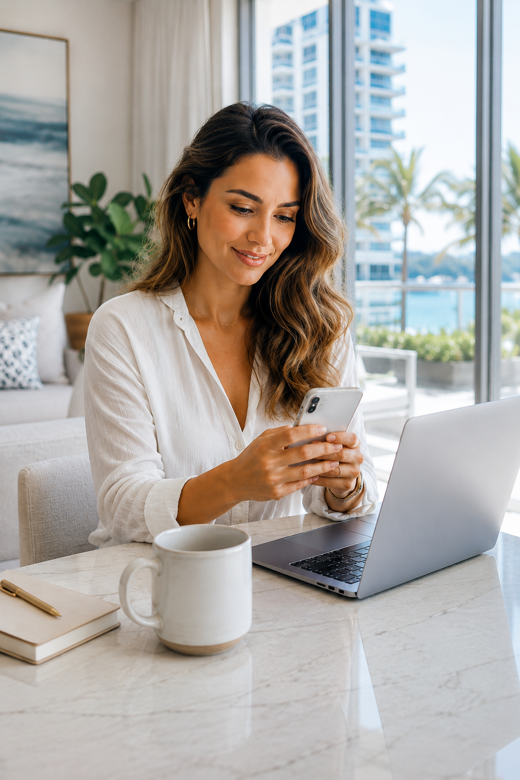Client booking a mobile IV therapy appointment online.