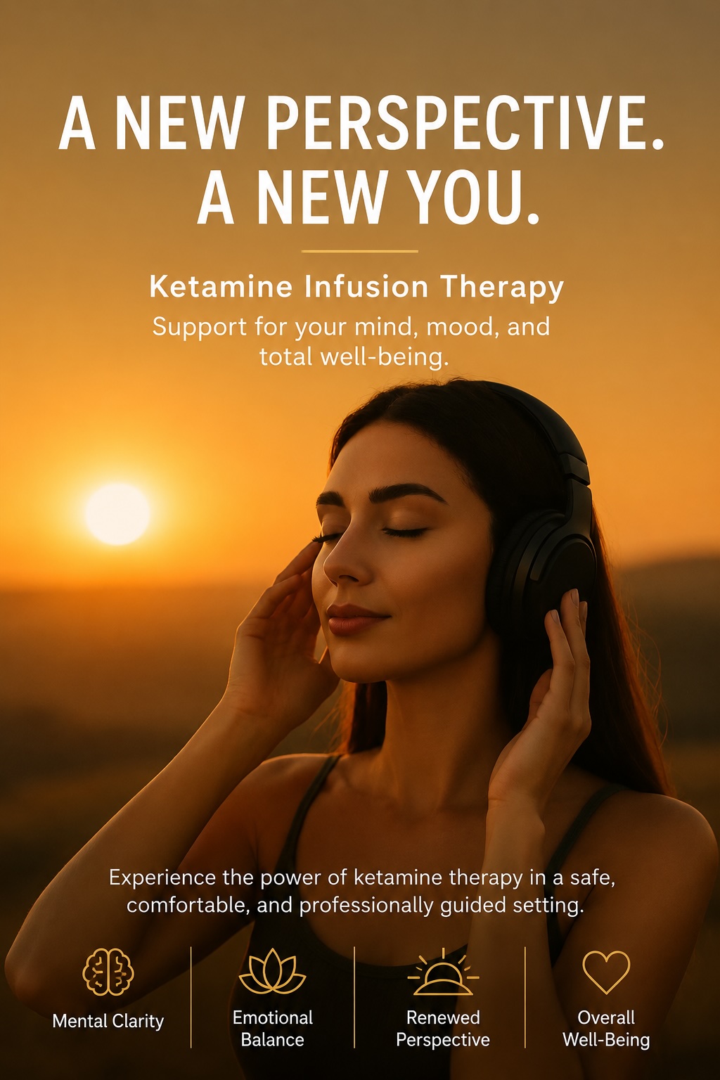Ketamine infusion therapy in a comfortable, monitored setting